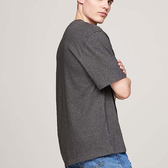 Tommy Hilfiger Ανδρική κοντομάνικη μπλούζα Tommy Flag Badge Oversized T-Shirt